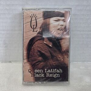 SEALED QUEEN LATIFAH  Black Reign Cassette Tape‎
